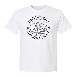 Capitol Reef National Park T-Shirt, Utah Desert Hiking and Camping Souvenir