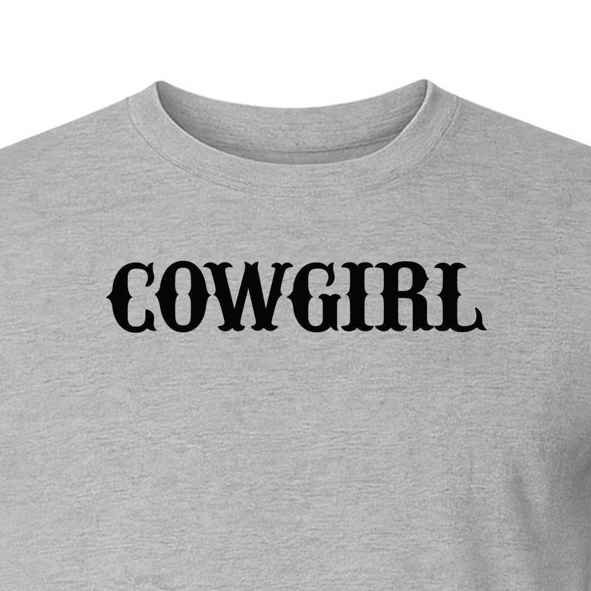Cowgirl T-Shirt, Western Rodeo Graphic for Country Girls and Ranch Style Fans