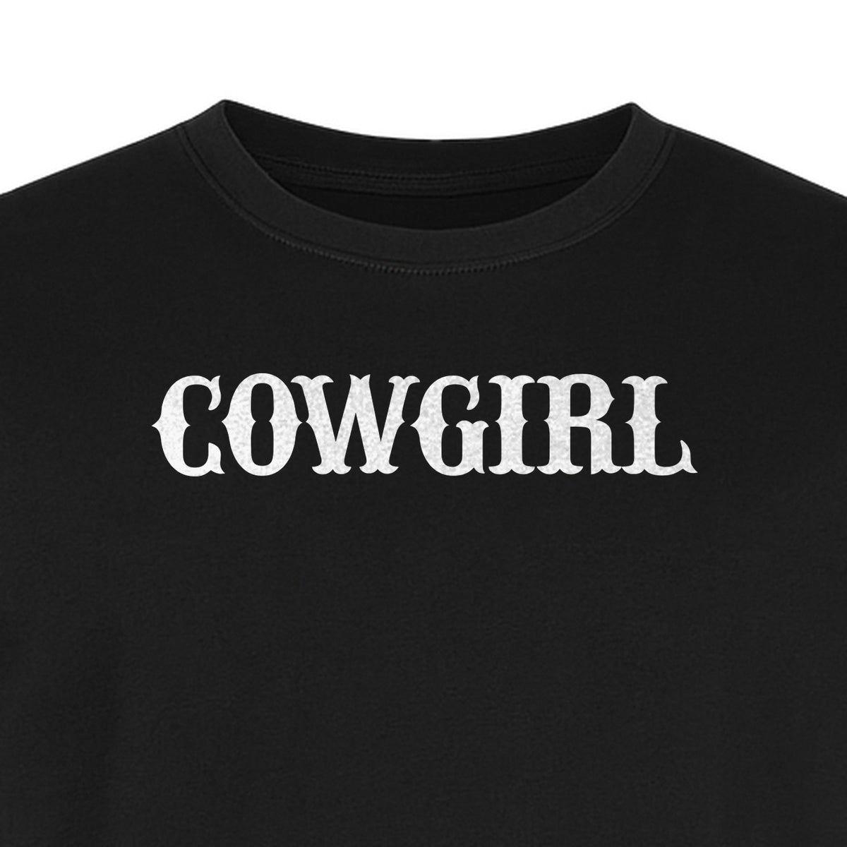 Cowgirl T-Shirt, Western Rodeo Graphic for Country Girls and Ranch Style Fans