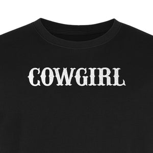 Cowgirl T-Shirt, Western Rodeo Graphic for Country Girls and Ranch Style Fans