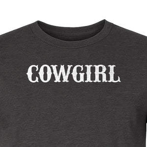 Cowgirl T-Shirt, Western Rodeo Graphic for Country Girls and Ranch Style Fans