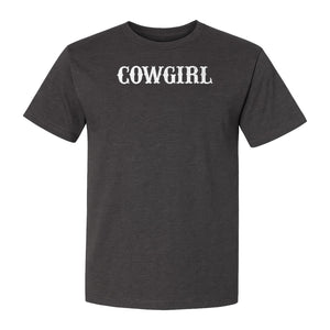 Cowgirl T-Shirt, Western Rodeo Graphic for Country Girls and Ranch Style Fans