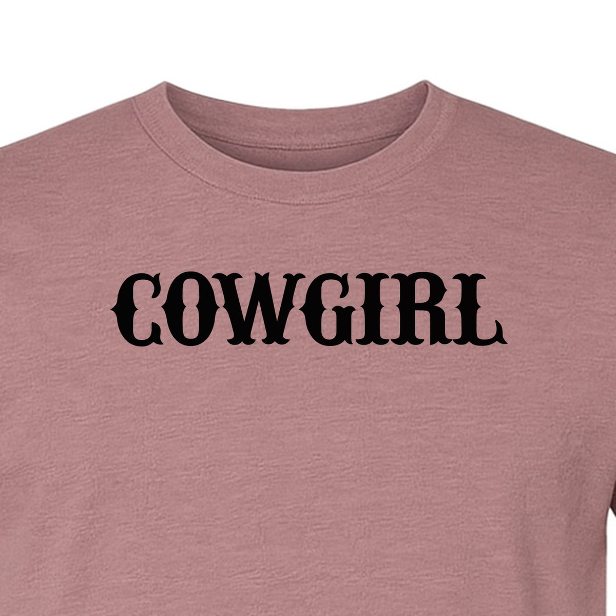 Cowgirl T-Shirt, Western Rodeo Graphic for Country Girls and Ranch Style Fans