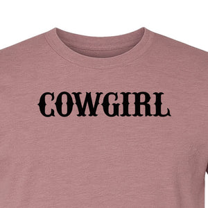 Cowgirl T-Shirt, Western Rodeo Graphic for Country Girls and Ranch Style Fans