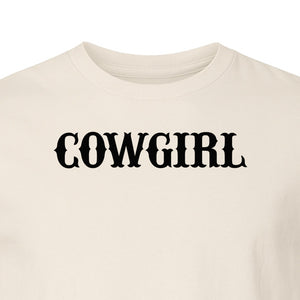 Cowgirl T-Shirt, Western Rodeo Graphic for Country Girls and Ranch Style Fans