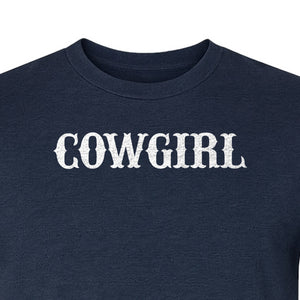 Cowgirl T-Shirt, Western Rodeo Graphic for Country Girls and Ranch Style Fans