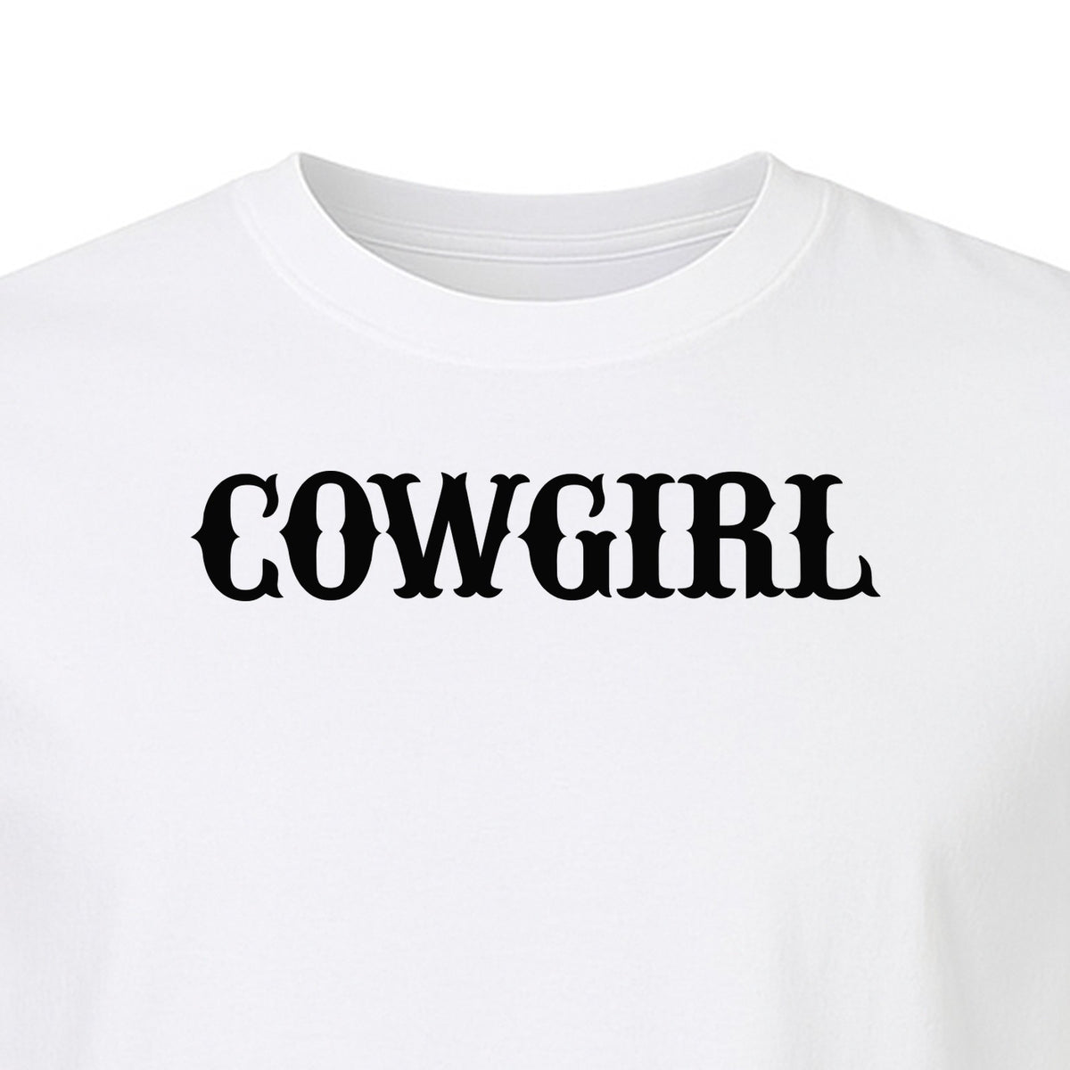 Cowgirl T-Shirt, Western Rodeo Graphic for Country Girls and Ranch Style Fans