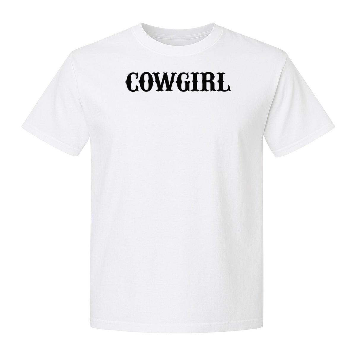 Cowgirl T-Shirt, Western Rodeo Graphic for Country Girls and Ranch Style Fans