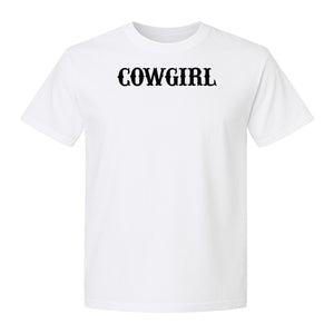 Cowgirl T-Shirt, Western Rodeo Graphic for Country Girls and Ranch Style Fans