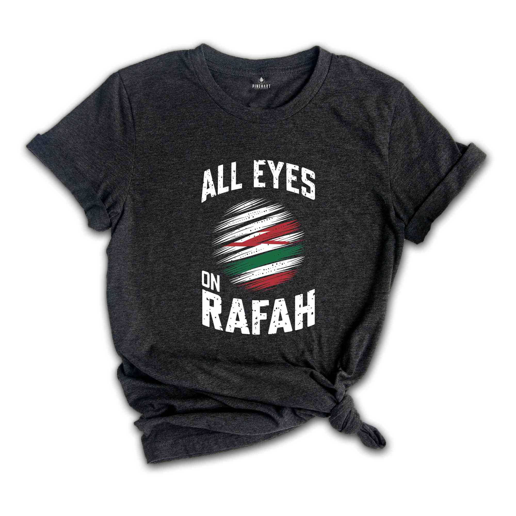 All Eyes on Rafah Shirt, Free Palestine Shirt, Peace Sign Shirt, Palestine Protest, World Peace Shirt, Gaza Palestine T-Shirt