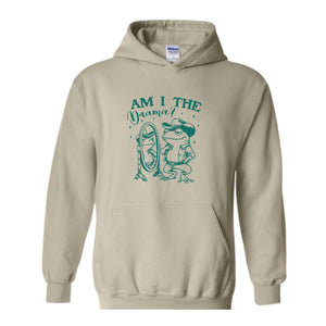 Am I The Drama Funny Frog Sweatshirt, Frog Graphic T-Shirt, Retro Sassy Tee Gift Shirt, Mental Health Hoodie, Funny Frog Lover Gift Sweater
