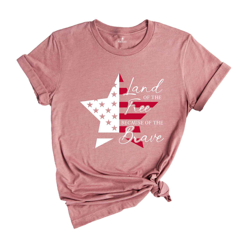 America Land Of The Free Shirt, America Flag Shirt, 4th Of July Shirt, Independence Day Shirt, Patriotic Shirt, USA Shirt, America Shirt