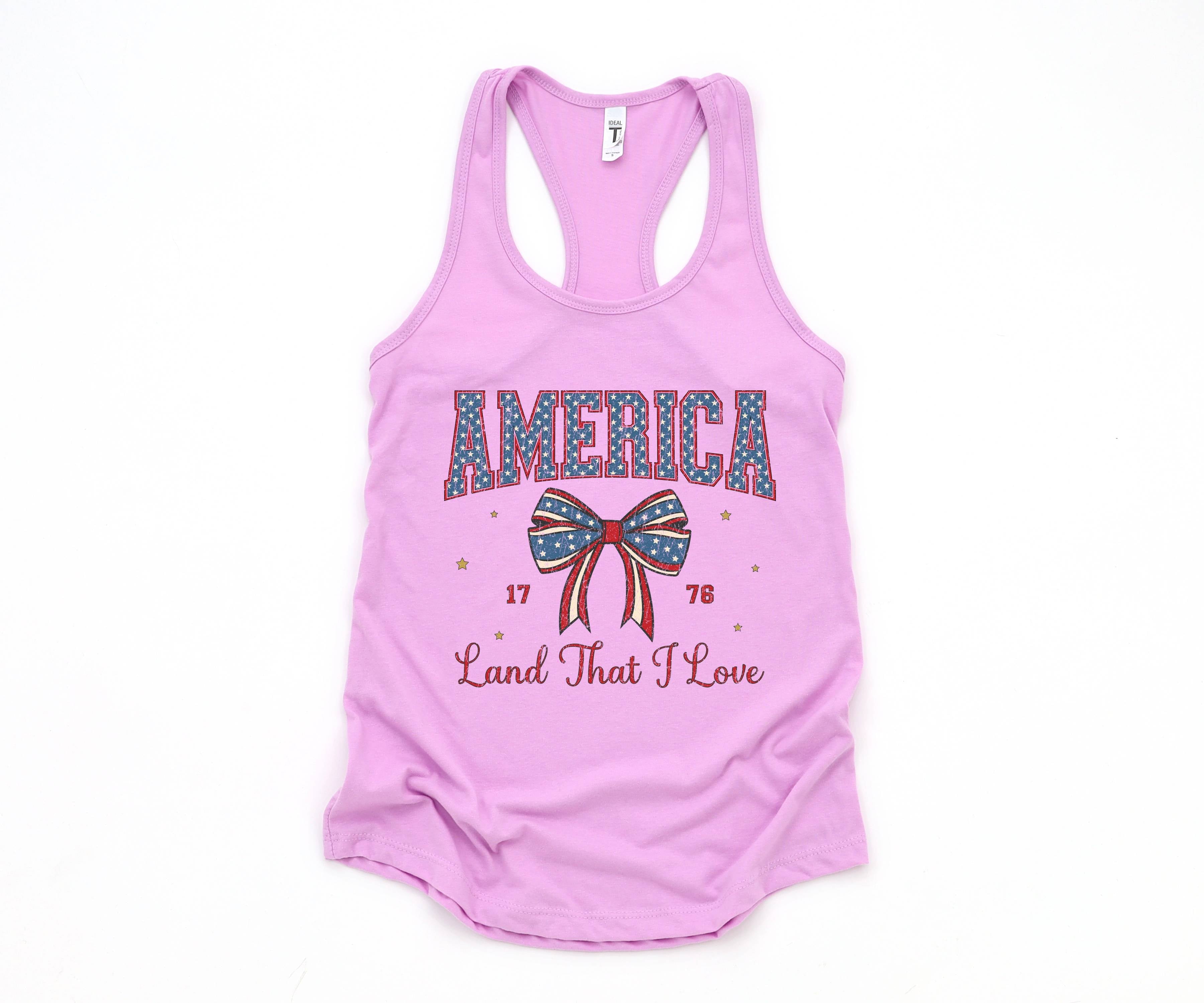 America Land That I Love Tank Top, 4th Of July Tank Top, USA Shirt, USA Tank Top, Independence Day, Fourth Of July Outfit, July 4th Tank