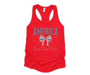 America Land That I Love Tank Top, 4th Of July Tank Top, USA Shirt, USA Tank Top, Independence Day, Fourth Of July Outfit, July 4th Tank