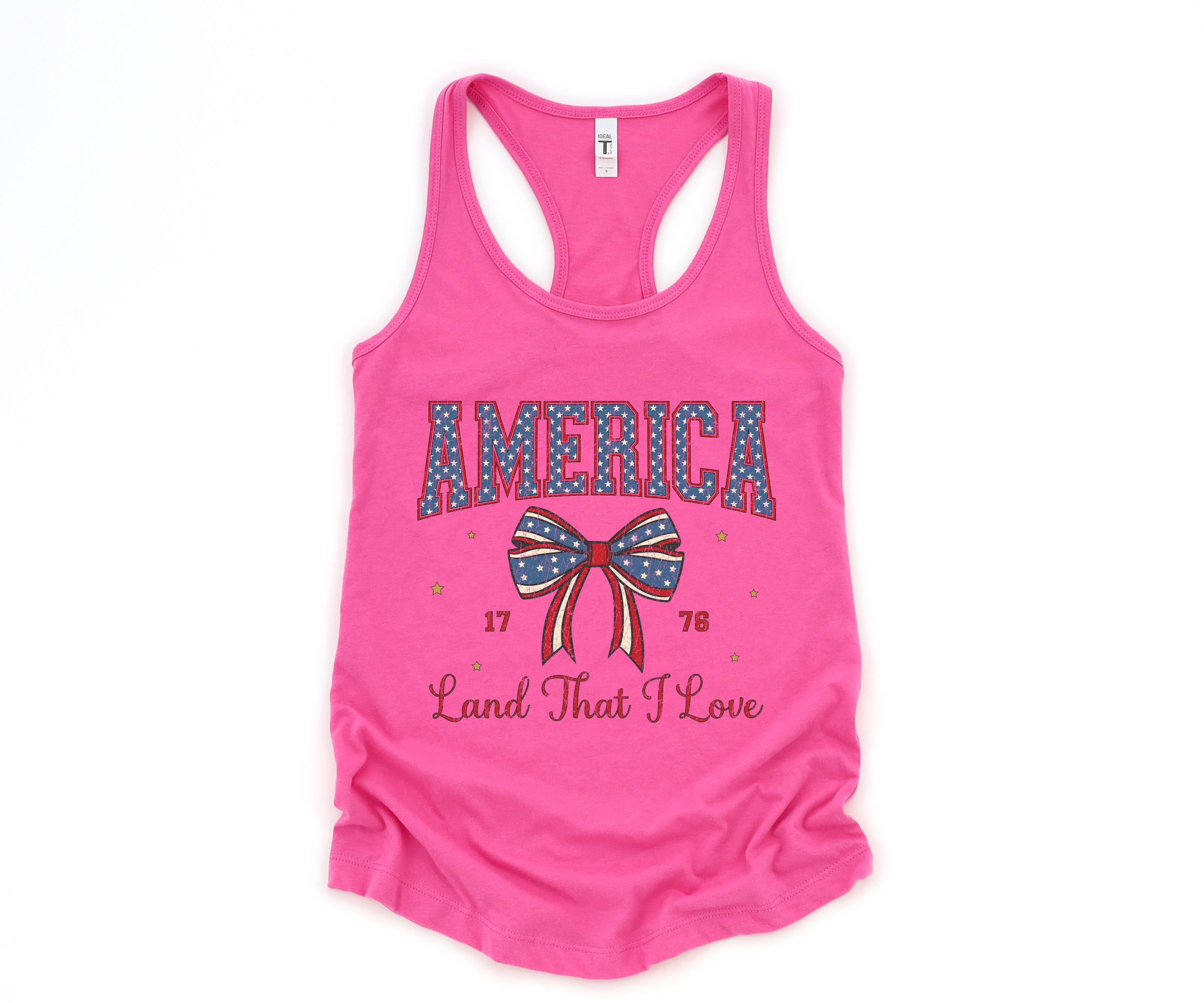America Land That I Love Tank Top, 4th Of July Tank Top, USA Shirt, USA Tank Top, Independence Day, Fourth Of July Outfit, July 4th Tank