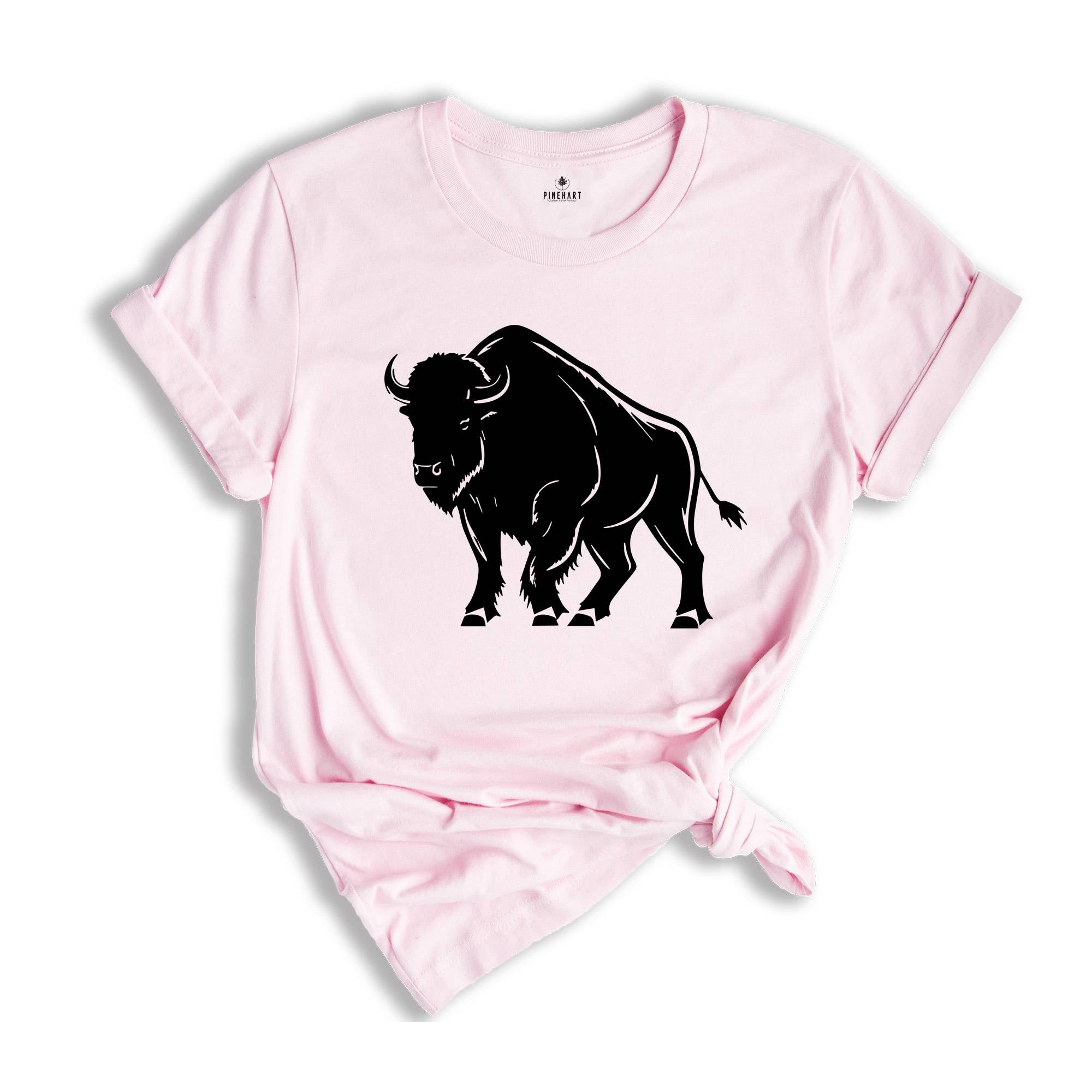American Bison Shirt, National Park Tee, Bison Shirt, Country Shirt, Wild West Tshirt, Bison Lover Tee, The Buffalo Shirt, Bison Lover Gift
