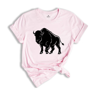 American Bison Shirt, National Park Tee, Bison Shirt, Country Shirt, Wild West Tshirt, Bison Lover Tee, The Buffalo Shirt, Bison Lover Gift