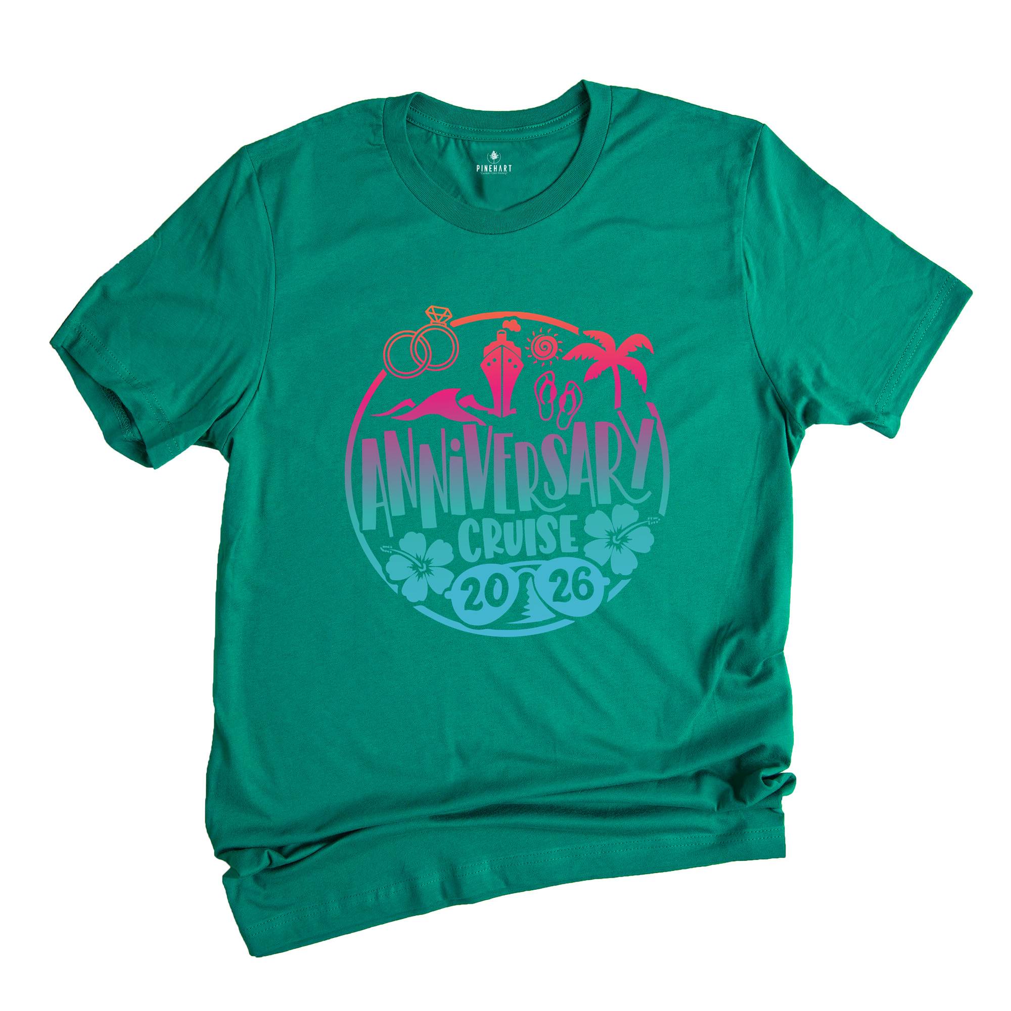 Anniversary Cruise 2026 T-Shirt, Couple Shirt, Wedding Shirt, Matching Couple Shirt, Cruise Party Tee, Summer Couple Tee