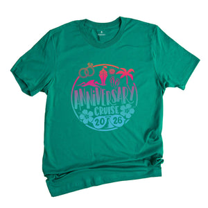Anniversary Cruise 2026 T-Shirt, Couple Shirt, Wedding Shirt, Matching Couple Shirt, Cruise Party Tee, Summer Couple Tee