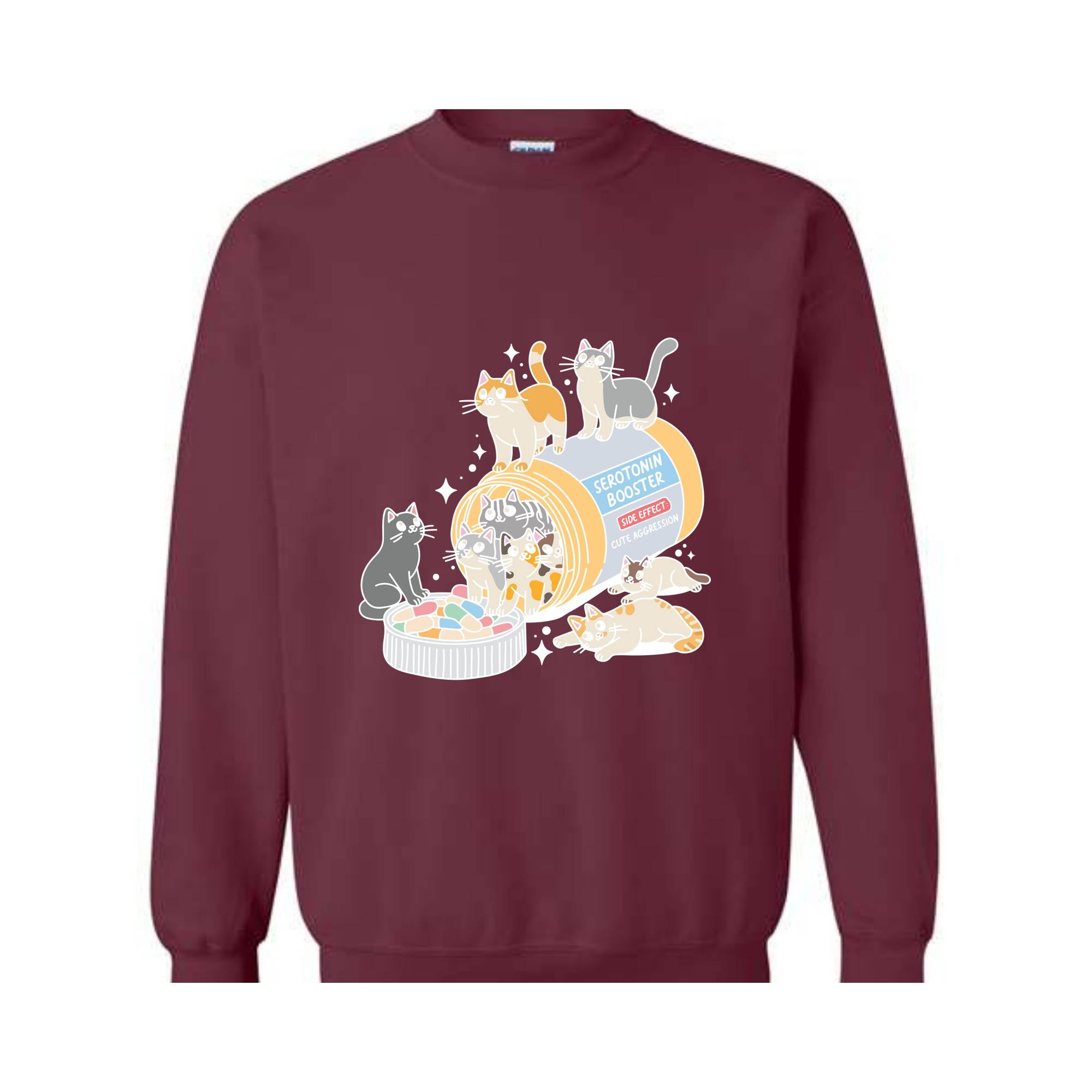 Antidepressant Cat Sweatshirt, Cute Cat Sweatshirt, Cat Owner Hoodie, Cat Lover Gifts, Therapist Sweatshirt