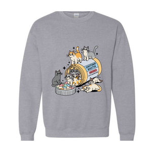 Antidepressant Cat Sweatshirt, Cute Cat Sweatshirt, Cat Owner Hoodie, Cat Lover Gifts, Therapist Sweatshirt