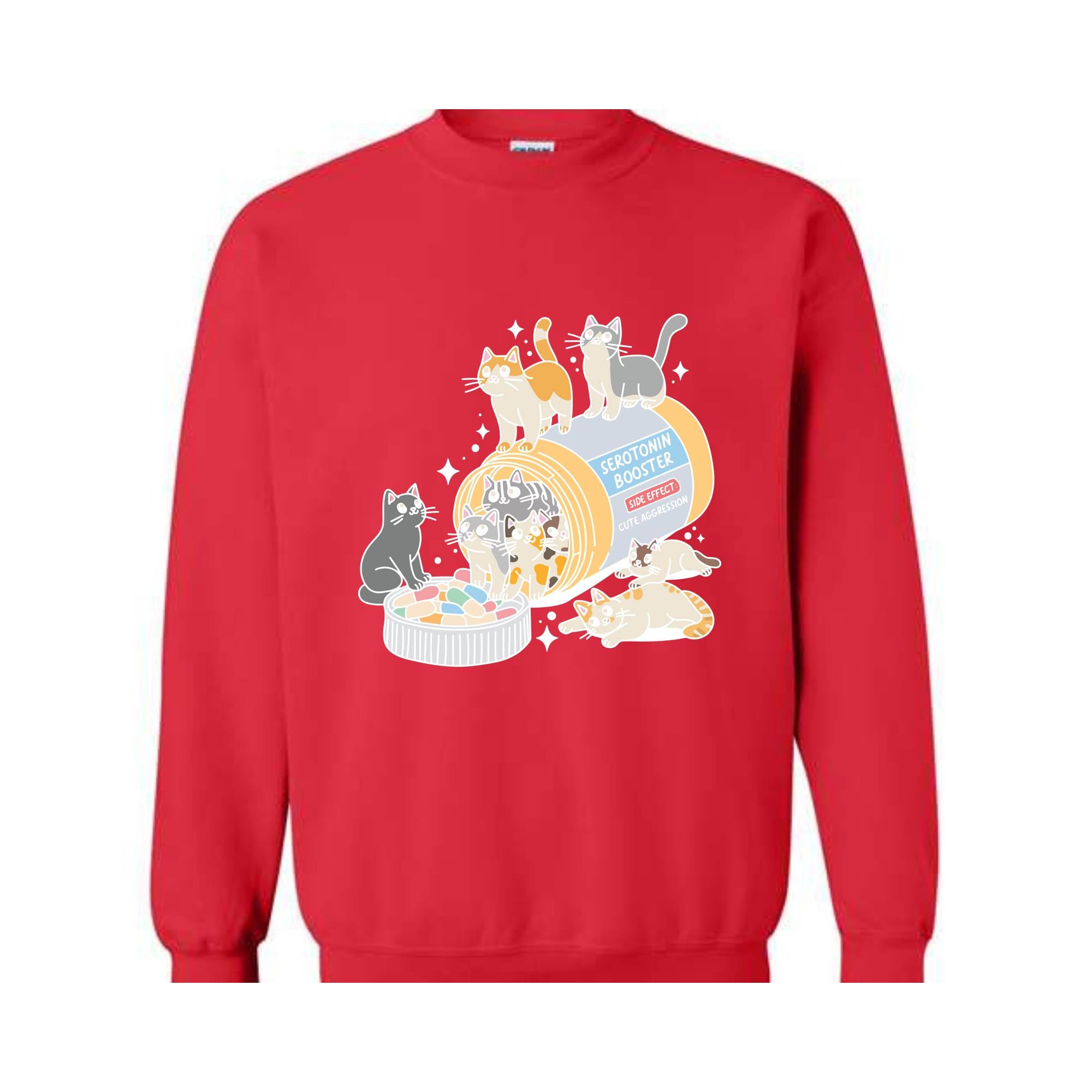 Antidepressant Cat Sweatshirt, Cute Cat Sweatshirt, Cat Owner Hoodie, Cat Lover Gifts, Therapist Sweatshirt