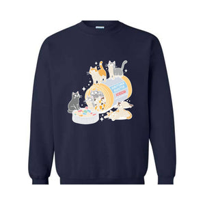 Antidepressant Cat Sweatshirt, Cute Cat Sweatshirt, Cat Owner Hoodie, Cat Lover Gifts, Therapist Sweatshirt