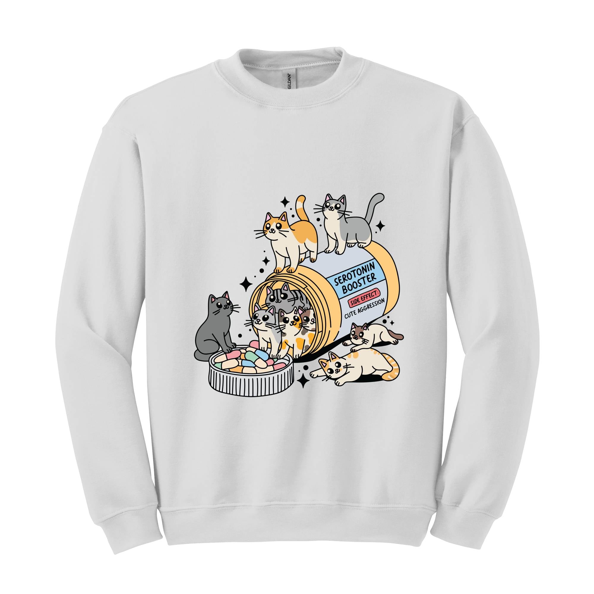 Antidepressant Cat Sweatshirt, Cute Cat Sweatshirt, Cat Owner Hoodie, Cat Lover Gifts, Therapist Sweatshirt