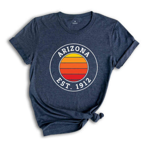 Arizona Est. 1912 Shirt, Arizona State Shirt, Arizona Adventure Shirt, Arizona Camping Shirt, Arizona Lover Shirt, Arizona Travel Shirt