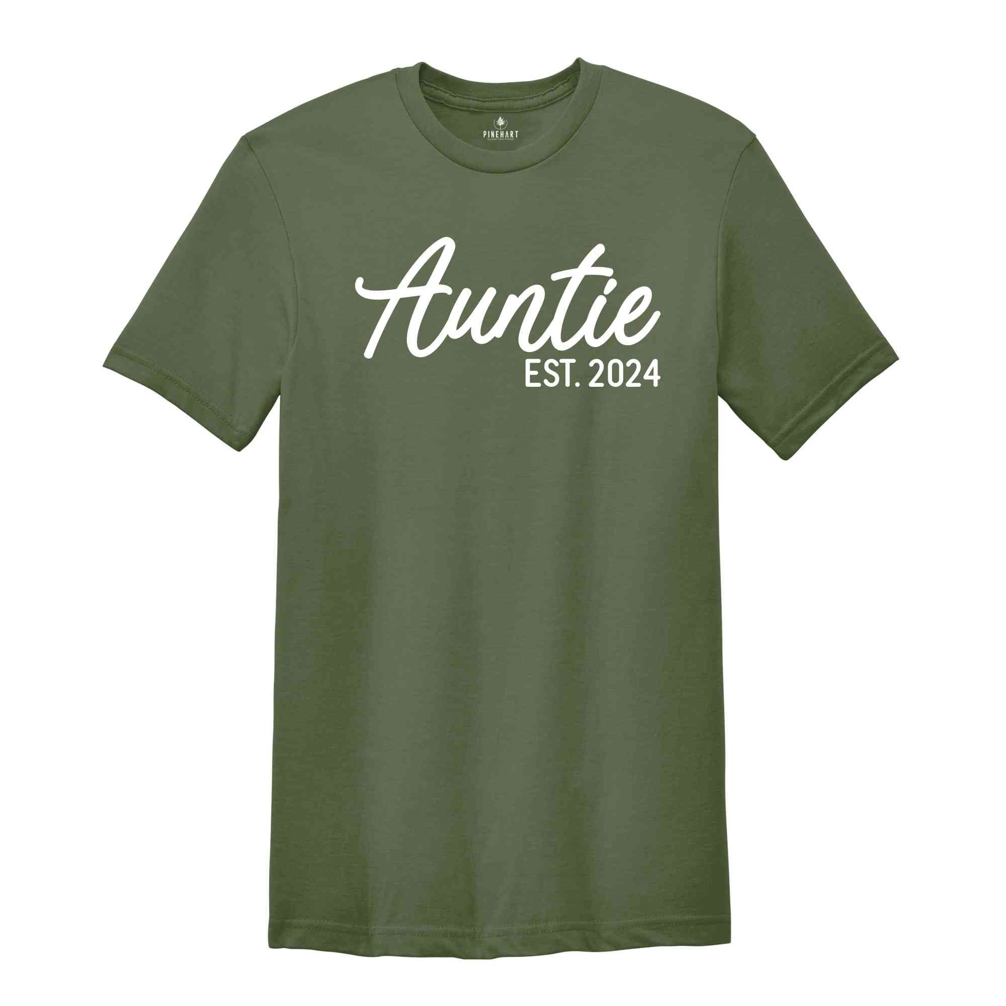 Auntie Shirt, Auntie Est Shirt, Cool Aunt Shirt, Best Aunt Shirt, Gift For Aunt, Best Auntie Shirt, Aunt Shirt, Niece Shirt