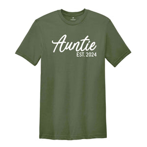 Auntie Shirt, Auntie Est Shirt, Cool Aunt Shirt, Best Aunt Shirt, Gift For Aunt, Best Auntie Shirt, Aunt Shirt, Niece Shirt