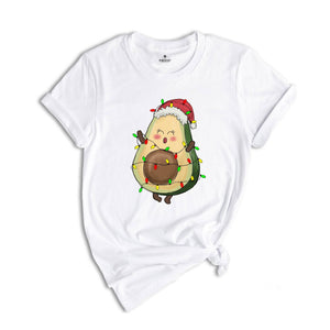 Avocado Christmas Shirt, Christmas Lights Shirt, Cute Christmas Tee, Christmas Gifts, Funny Christmas Shirt, New Year Tee