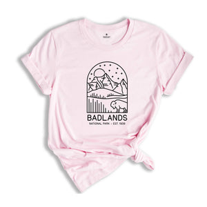 Badlands National Park, National Parks Shirt, Camping Shirt, Travel Shirt, Hiking Shirt, Nature Shirt, Badlands Camping Shirt