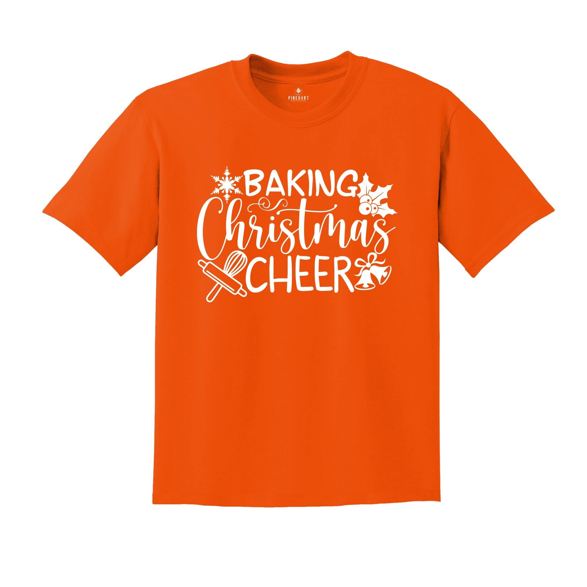 Baking Christmas Cheer T-Shirt, Christmas Party Shirt, Baker Tester Tee, Baking Team Costume, Baker Gift, Christmas Squad Outfit