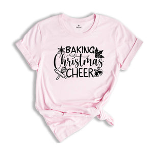 Baking Christmas Cheer T-Shirt, Christmas Party Shirt, Baker Tester Tee, Baking Team Costume, Baker Gift, Christmas Squad Outfit
