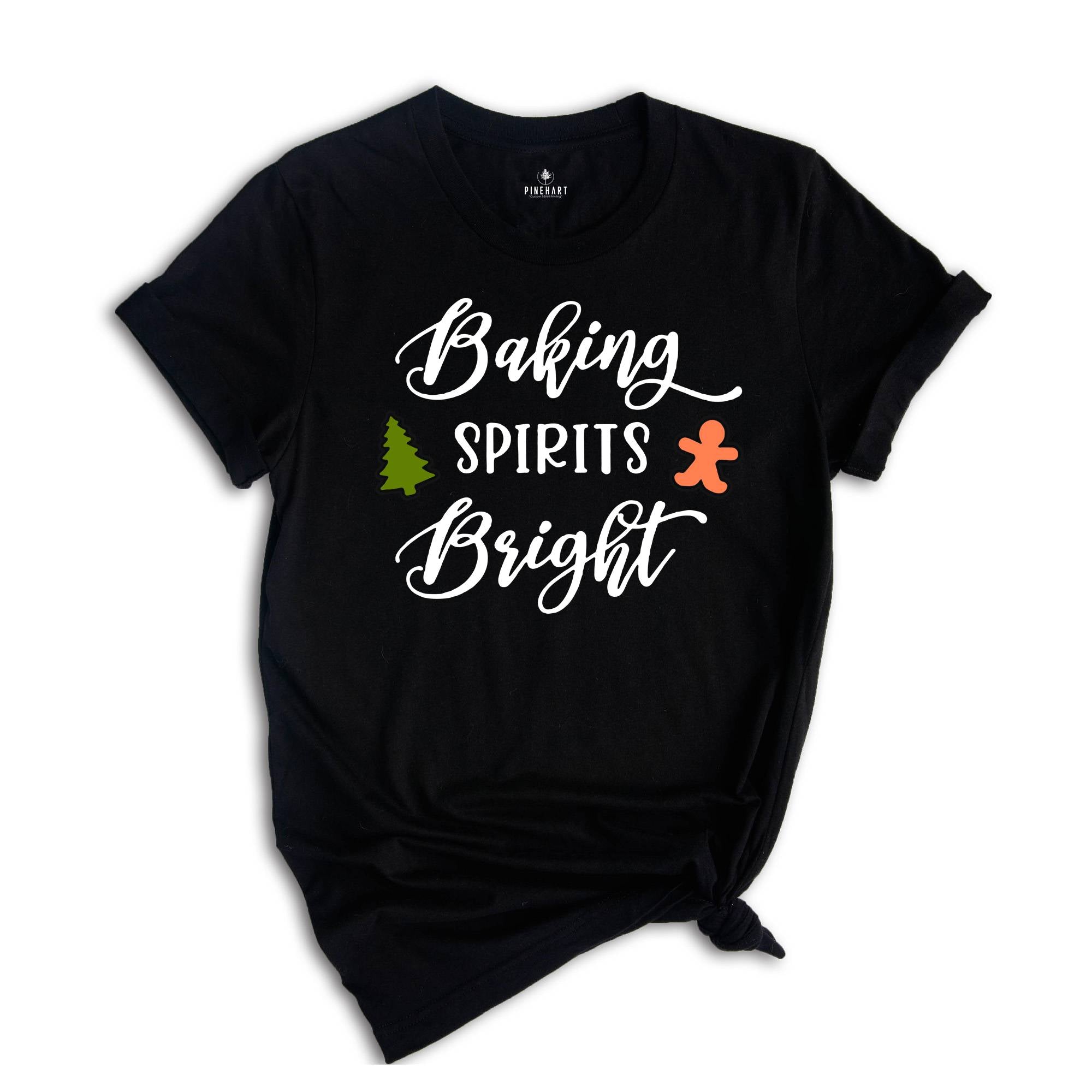 Baking Spirit Bright Shirt, Christmas Baking, Holiday Baking Team, Christmas Shirts, Christmas Pajamas, Christmas Food Shirt, Christmas Gift
