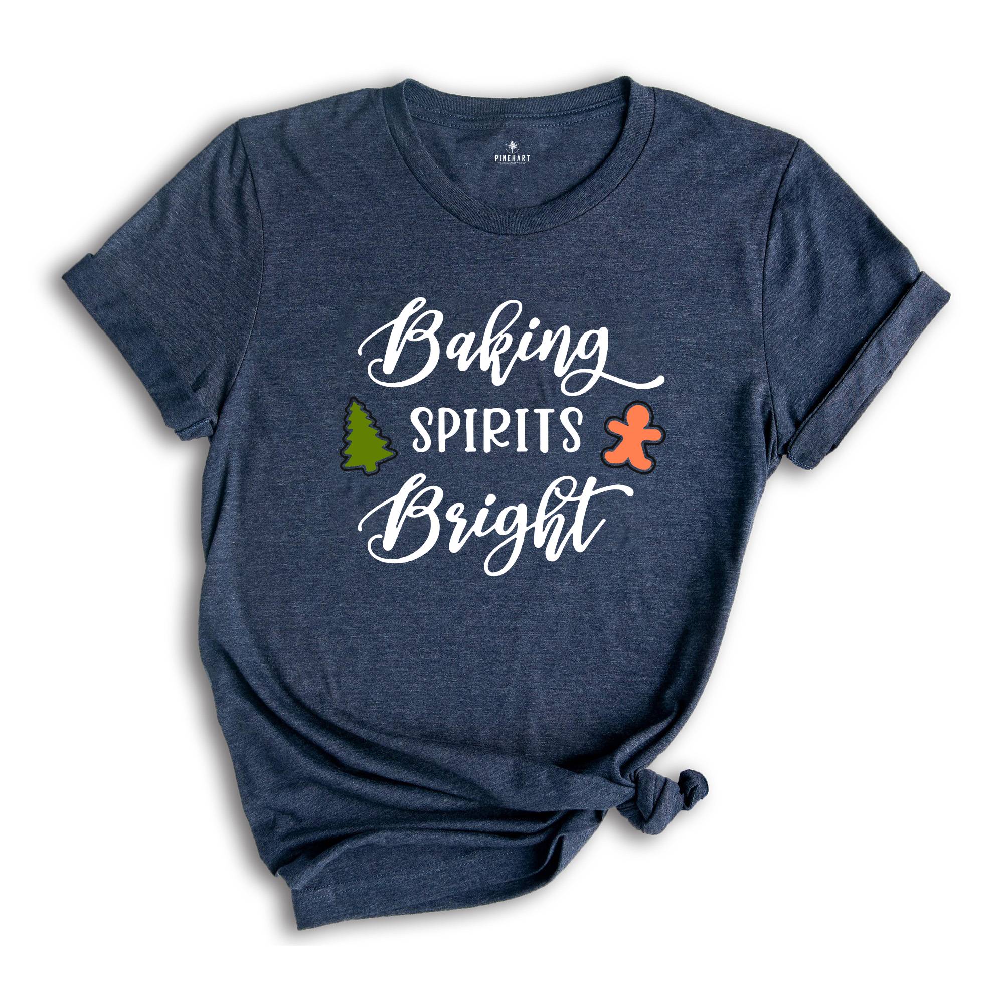 Baking Spirit Bright Shirt, Christmas Baking, Holiday Baking Team, Christmas Shirts, Christmas Pajamas, Christmas Food Shirt, Christmas Gift