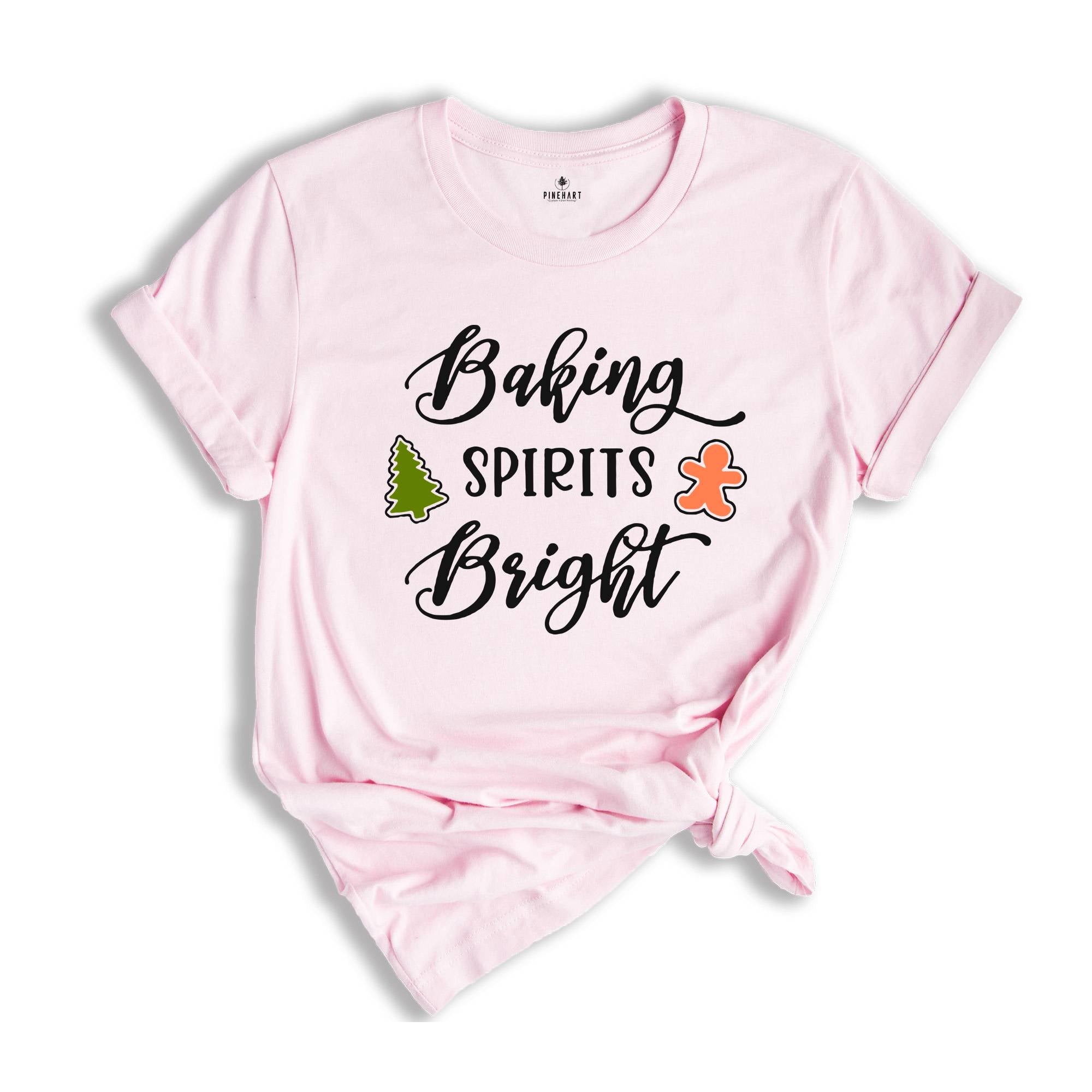 Baking Spirit Bright Shirt, Christmas Baking, Holiday Baking Team, Christmas Shirts, Christmas Pajamas, Christmas Food Shirt, Christmas Gift