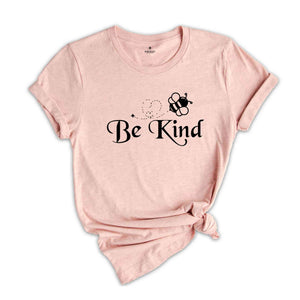 Be Kind T-shirt, Positive Graphic Tees, Motivational Shirt, Mental Health Vneck Shirt, Gift for Her, Kindness Shirt, Inspirational Shirt