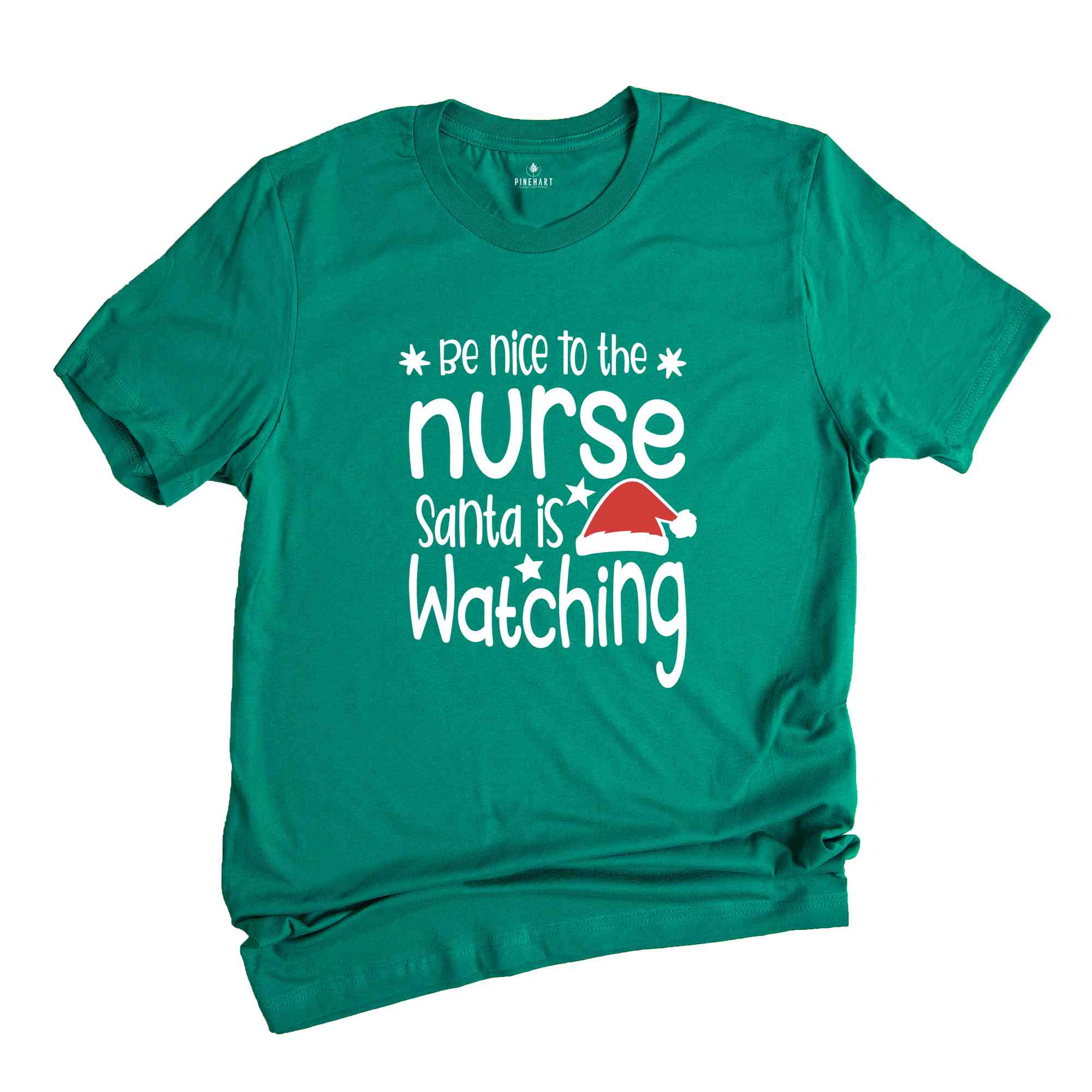 Be Nice to the Nurse, Santa is Watching Shirt, Christmas Nurse Shirt, Nurse Life Tee, Medical Worker Shirt, Christmas Night Shift Tee