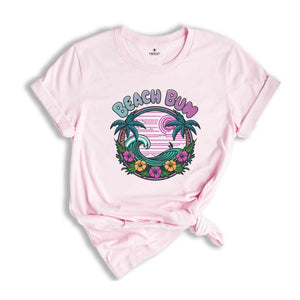 Beach Bum Shirt, Beach Waves Shirt, Preppy Shirt, Beach Happy Vibes Shirt, Summer Sunset Shirt, Good Vibes Shirt