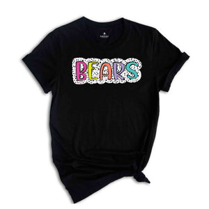 Bears Team T-Shirt, Bears Mascot Shirt, Bears Fan Shirt, Football T-Shirt, Bears Team Mascot, Bears Mascot Tee