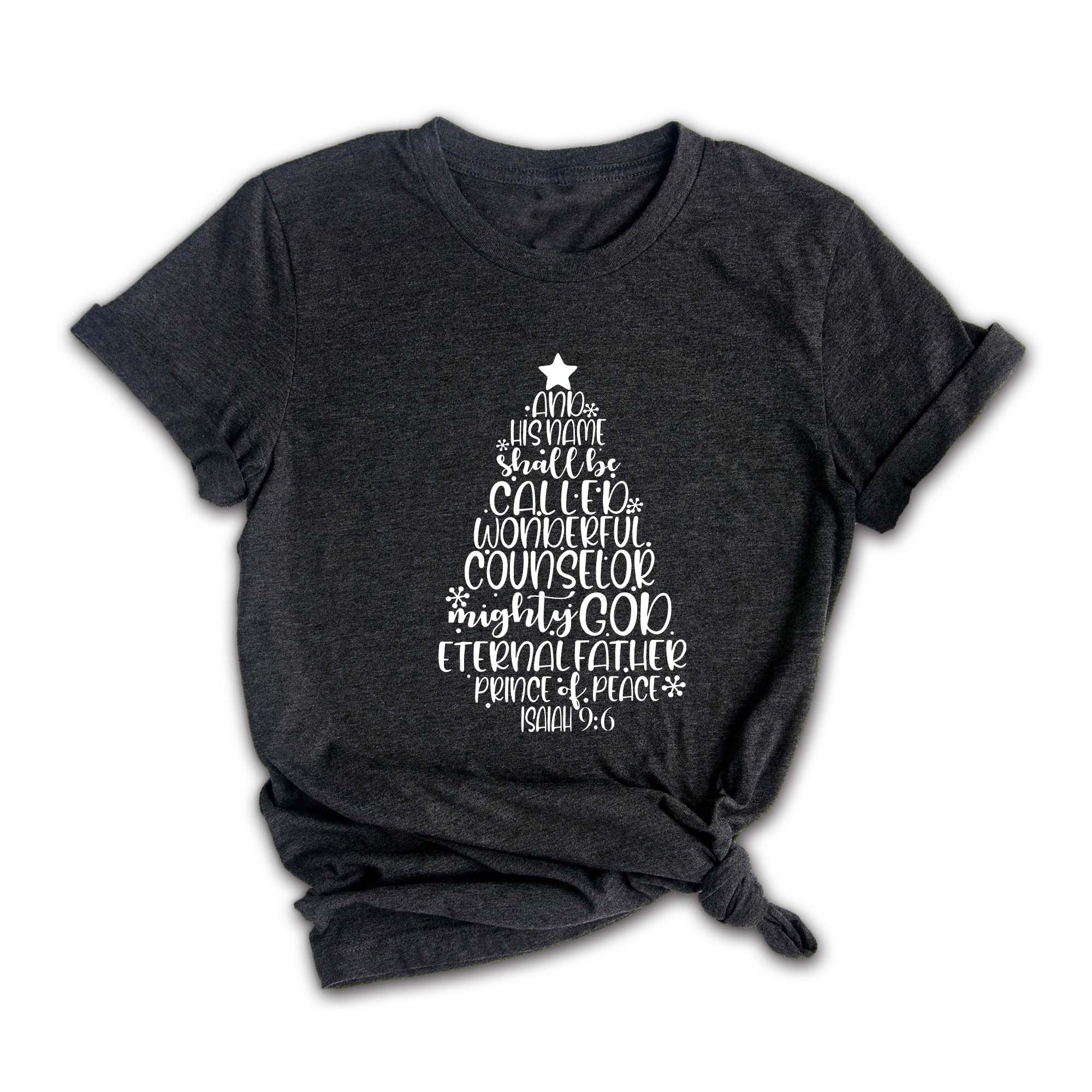 Bible Quote Christmas Shirt, Isaiah 9:6 Shirt, Cute Bible Quote T-Shirt, Christian Christmas T-Shirt