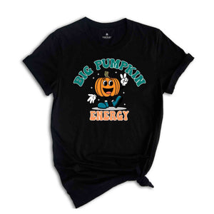 Big Pumpkin Energy Mens Shirt, Pumpkin Shirt, Halloween T-Shirt, Funny Halloween Shirt, Halloween Costume Tee