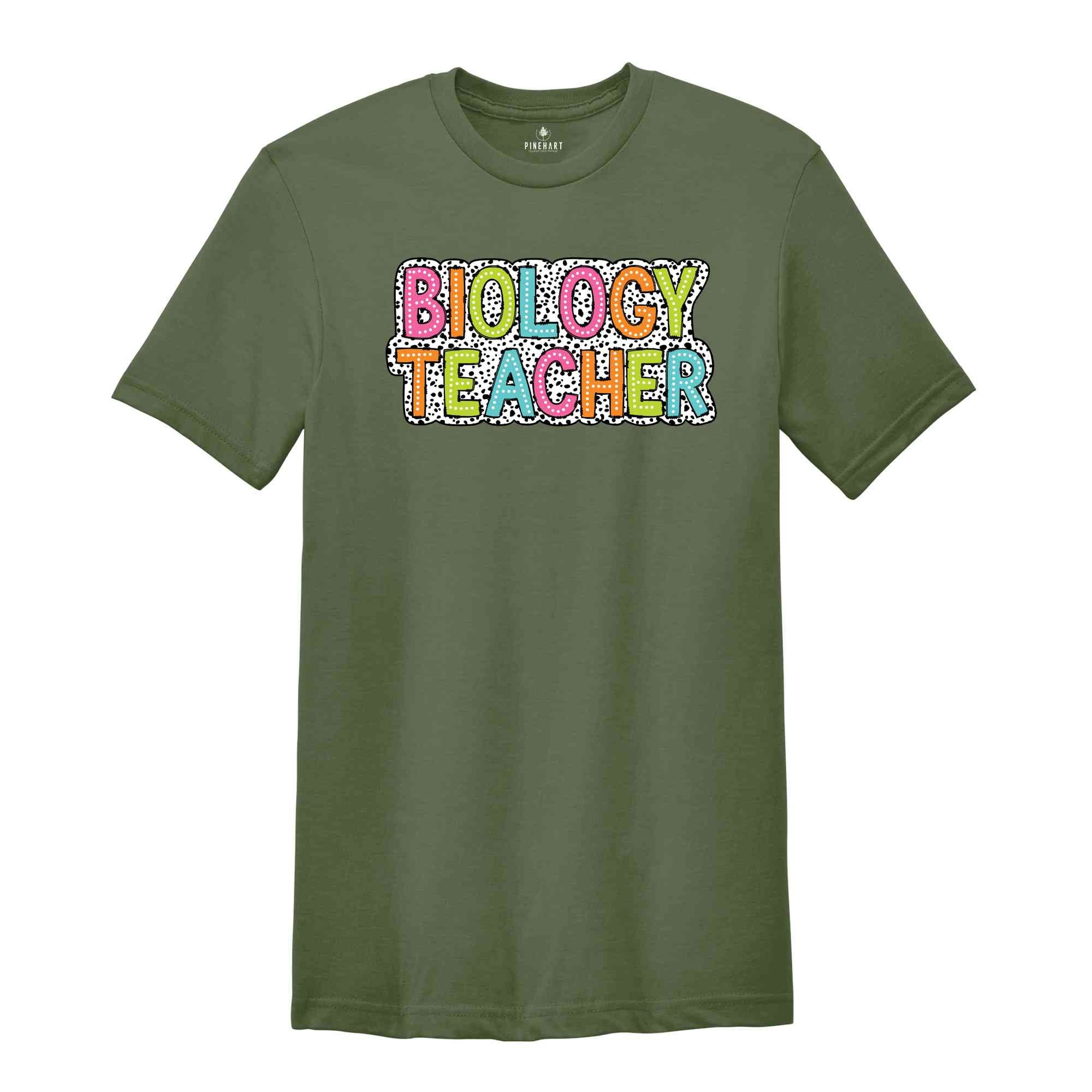 Biology Teacher Shirt, Teacher Gift, Cute Teacher Shirt, Teacher Life Shirt, Teaching Shirt, Gift For Teacher, Back To School Shirt