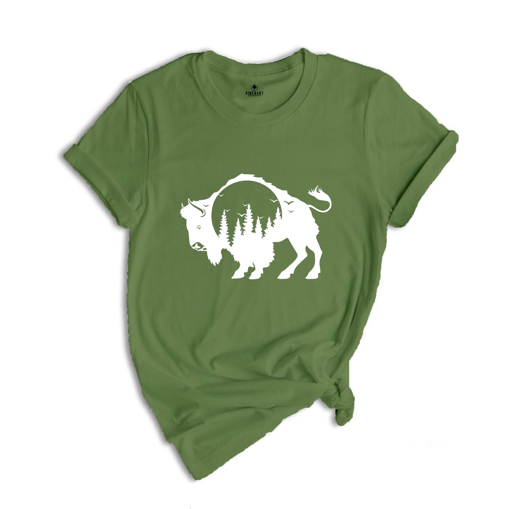 Bison T-Shirt, Buffalo Shirt, American Bison, Camping Shirt, National Park Shirt, Wild West Shirt, Yellowstone T-Shirt