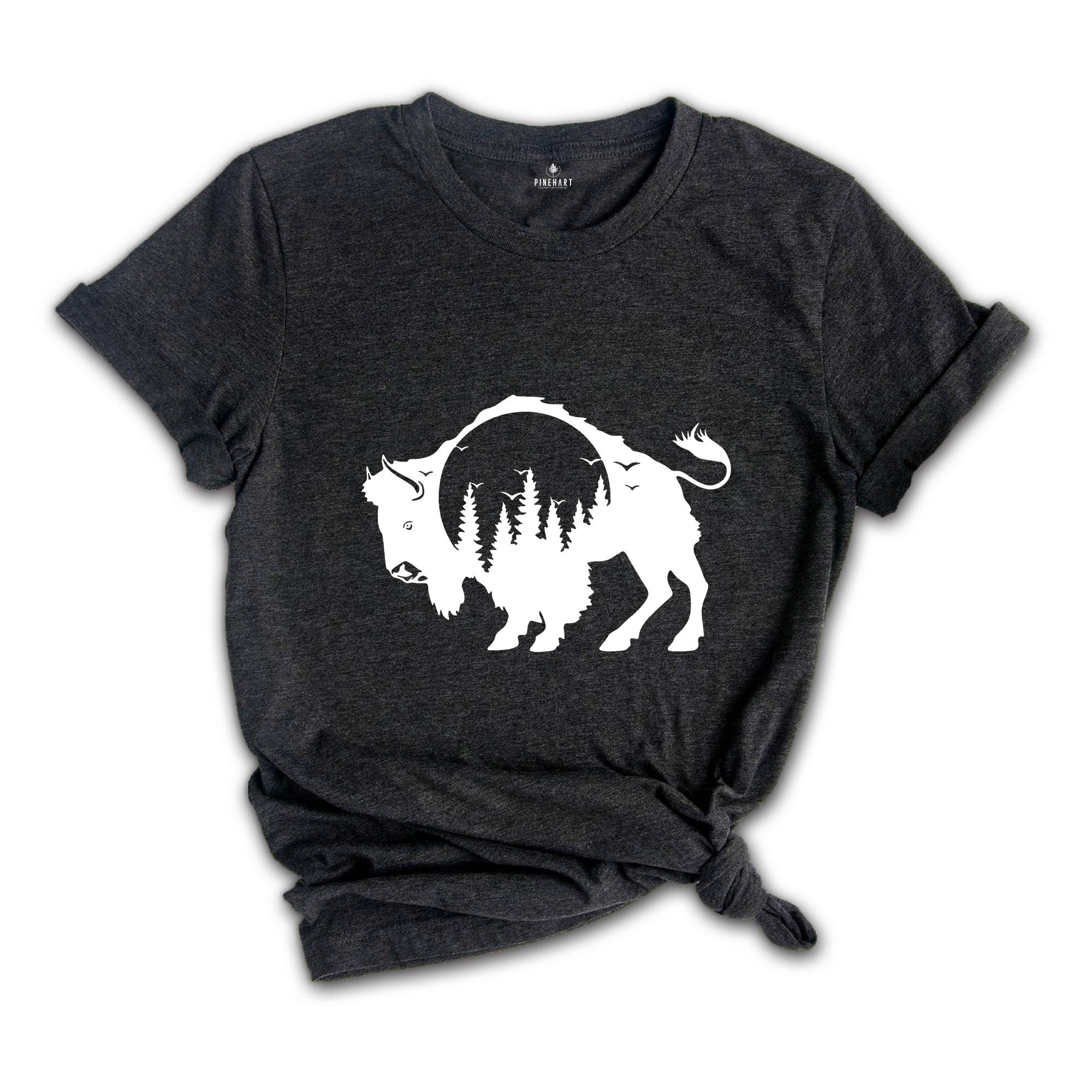 Bison T-Shirt, Buffalo Shirt, American Bison, Camping Shirt, National Park Shirt, Wild West Shirt, Yellowstone T-Shirt