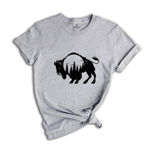 Bison T-Shirt, Buffalo Shirt, American Bison, Camping Shirt, National Park Shirt, Wild West Shirt, Yellowstone T-Shirt