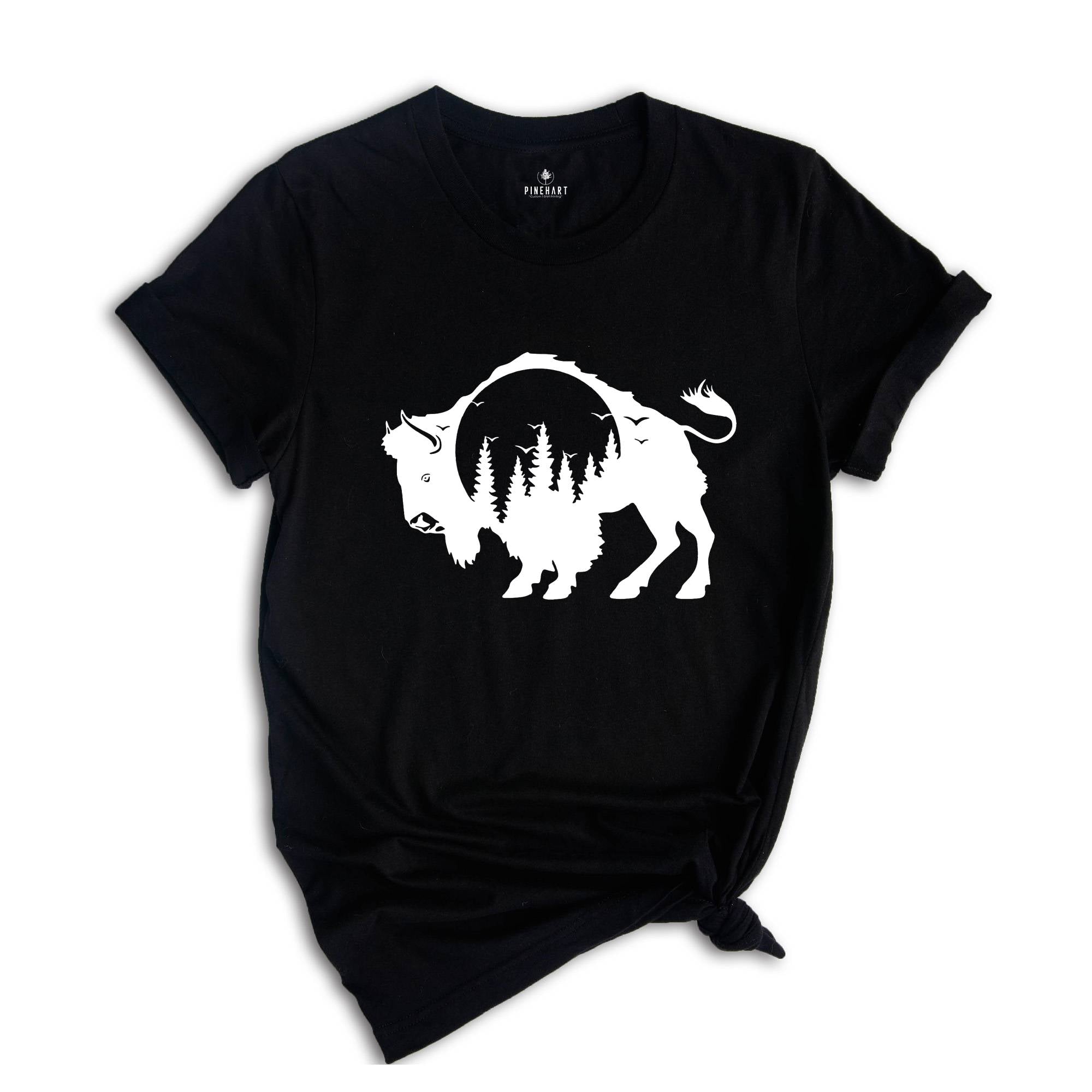 Bison T-Shirt, Buffalo Shirt, American Bison, Camping Shirt, National Park Shirt, Wild West Shirt, Yellowstone T-Shirt