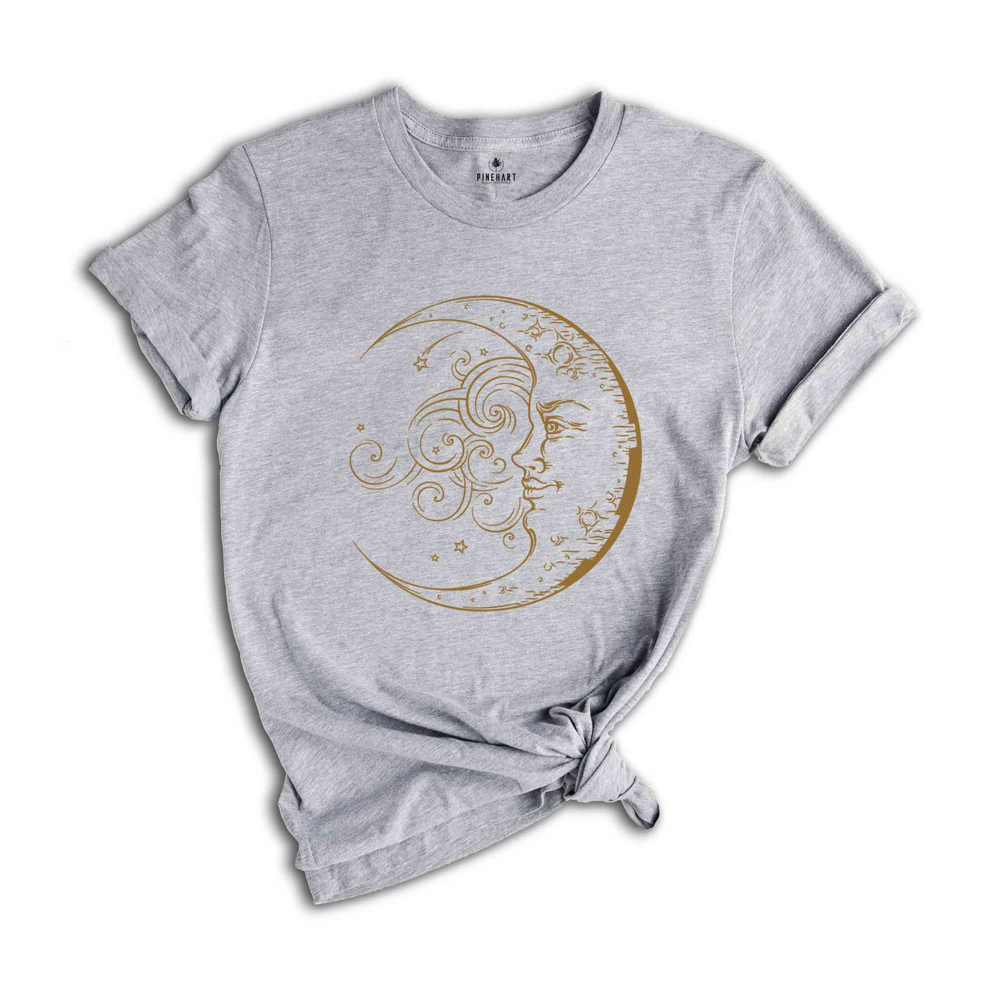 Boho Moon Shirt, Moon Phases T-shirt, Vintage Moon Shirt, Women Boho Moon Gift Shirt, Moon Lover Shirt